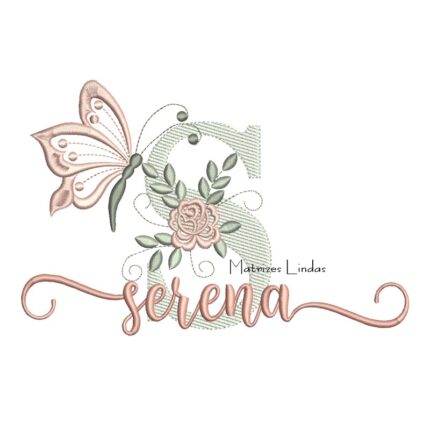 Matriz de Bordado - Nome Serena