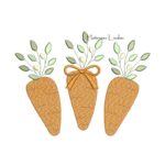 Matriz de Bordado Cenouras