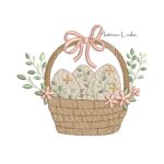 Matriz de Bordado Cesta de Ovos