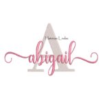 Matriz de Bordado Nome Abigail Sobreposto