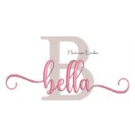 Matriz de Bordado Nome Bella Sobreposto