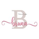 Matriz de Bordado Nome Bruna Sobreposto