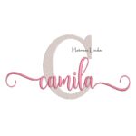 Matriz de Bordado Nome Camila Sobreposto