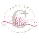 Matriz de Bordado Nome Chloe Sobreposto