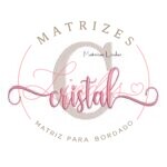 Matriz de Bordado Nome Cristal Sobreposto