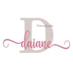 Matriz de Bordado Nome Daiane Sobreposto