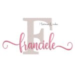 Matriz de Bordado Nome Franciele Sobreposto