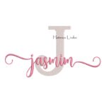 Matriz de Bordado Nome Jasmim Sobreposto