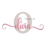 Matriz de Bordado Nome Olívia Sobreposto