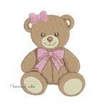 Matriz de Bordado Ursinha