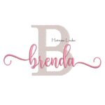 Matriz de Bordar Nome Brenda Sobreposto