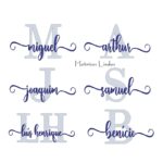 Matriz de Bordado Coleção Nomes Masculinos Sobreposto