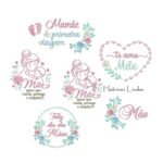 Matriz de Bordado Coleção dia das Mães