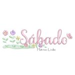 Matriz de Bordado Jardim Sábado