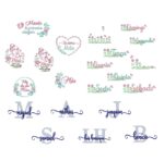 Matriz de Bordado Coleção Nomes Masculinos Sobreposto