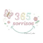 Matriz de Bordado 365 Sorrisos Borboletinha