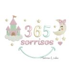 Matriz de Bordado 365 Sorrisos Castelinho