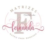 Matriz de Bordado Nome Fernanda Sobreposto