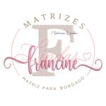 Matriz de Bordado Nome Francine Sobreposto