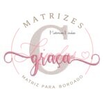 Matriz de Bordado Nome Graça Sobreposto