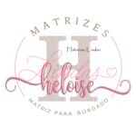 Matriz de Bordado Nome Heloise Sobreposto