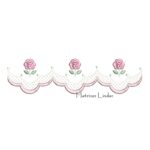 Matriz de Bordado Barrinha Flor Rosa