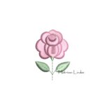 Matriz de Bordado Mini Flor Rosa