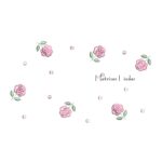 Matriz de Bordado Poá Flor Rosa