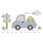Matriz de Bordado - Picape na Estrada