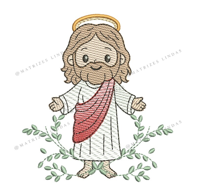 Matriz de Bordado - Jesus