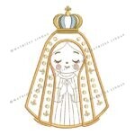 Matriz de Bordado - Nossa Senhora Aparecida 03