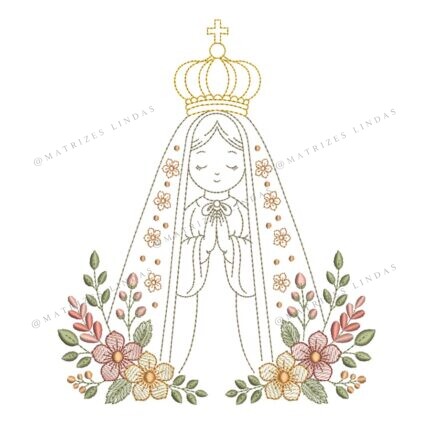 Matriz de Bordado - Nossa Senhora Aparecida