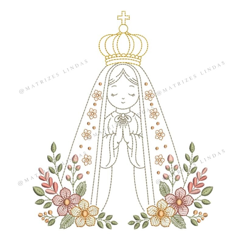 Matriz de Bordado - Nossa Senhora Aparecida