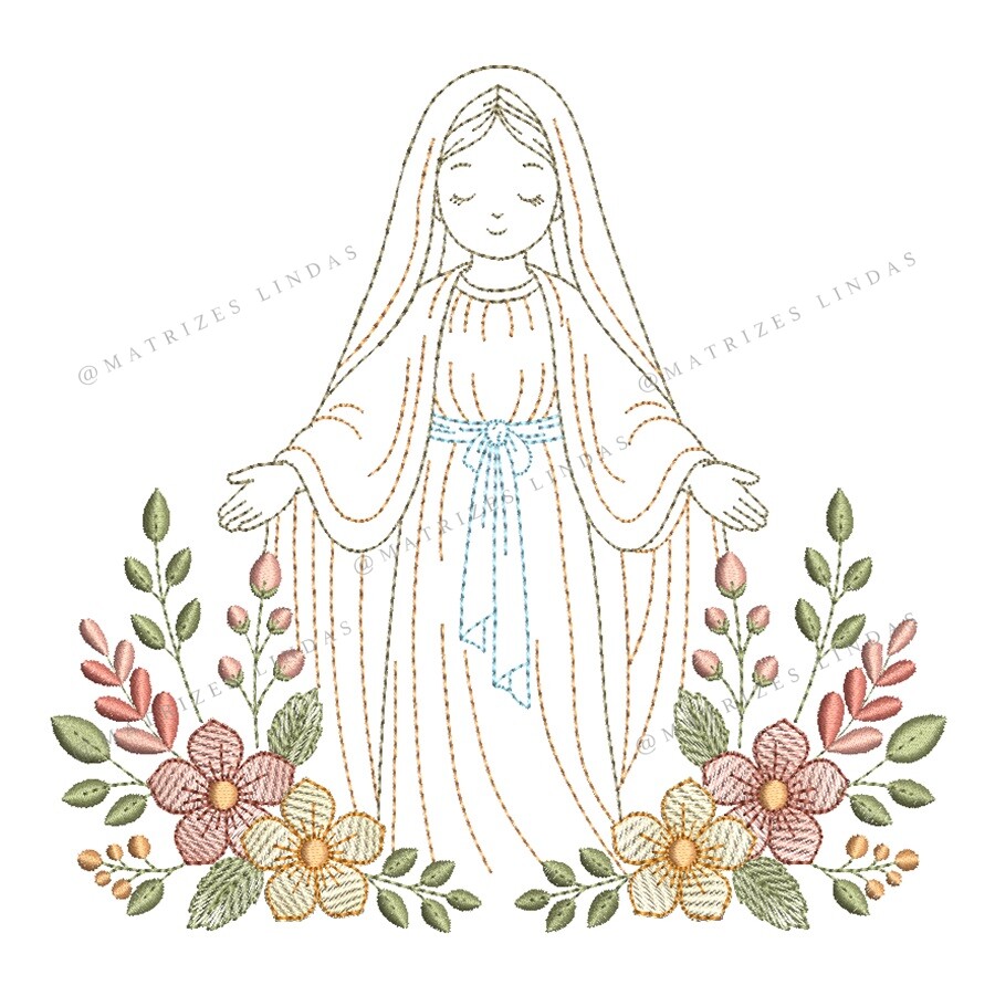 Matriz de Bordado - Nossa Senhora das Graças Matriz de Bordado - Nossa Senhora das Graças