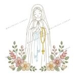Matriz de Bordado - Nossa Senhora de Lourdes