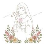 Matriz de Bordado - Santa Rita de Cássia 02