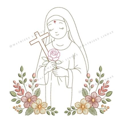 Matriz de Bordado - Santa Rita de Cássia 02