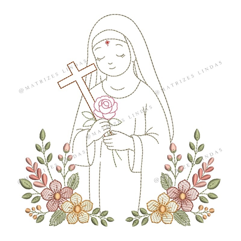 Matriz de Bordado - Santa Rita de Cássia 02