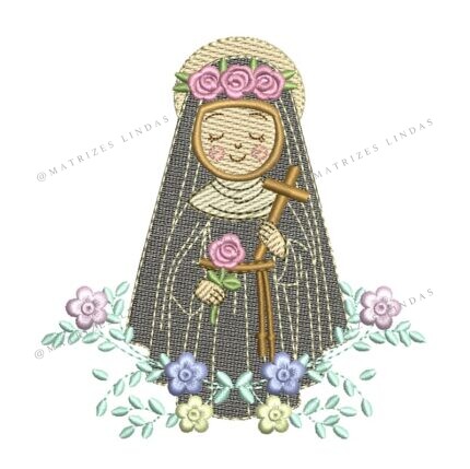 Matriz de Bordado - Santa Rita de Cássia