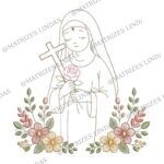 Matriz de Bordado - Santa Rita de Cássia