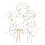 Matriz de Bordado - Santo Antônio 02