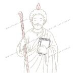 Matriz de Bordado - São Judas Tadeu