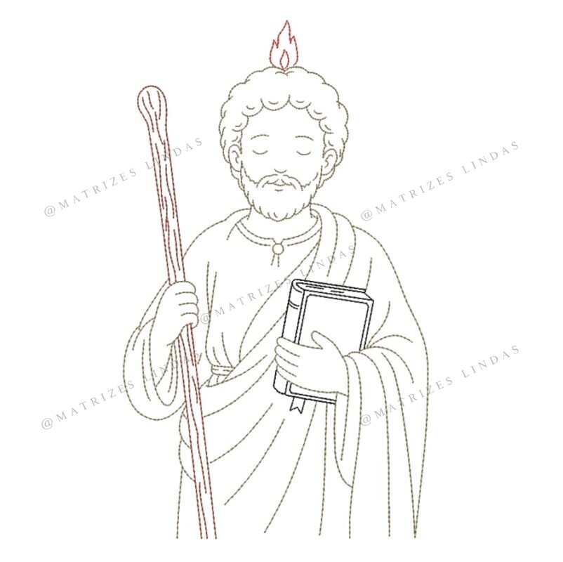 Matriz de Bordado - São Judas Tadeu