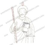 Matriz de Bordado São Judas Tadeu