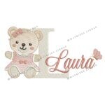 Matriz de Bordado - Ursinha Laura 10