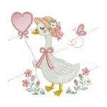 Matriz de Bordado - Gansinha com Balão