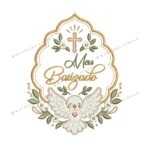 Matriz de Bordado - Moldura Meu Batizado