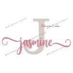 Matriz de Bordado - Nome Jasmine Sobreposto